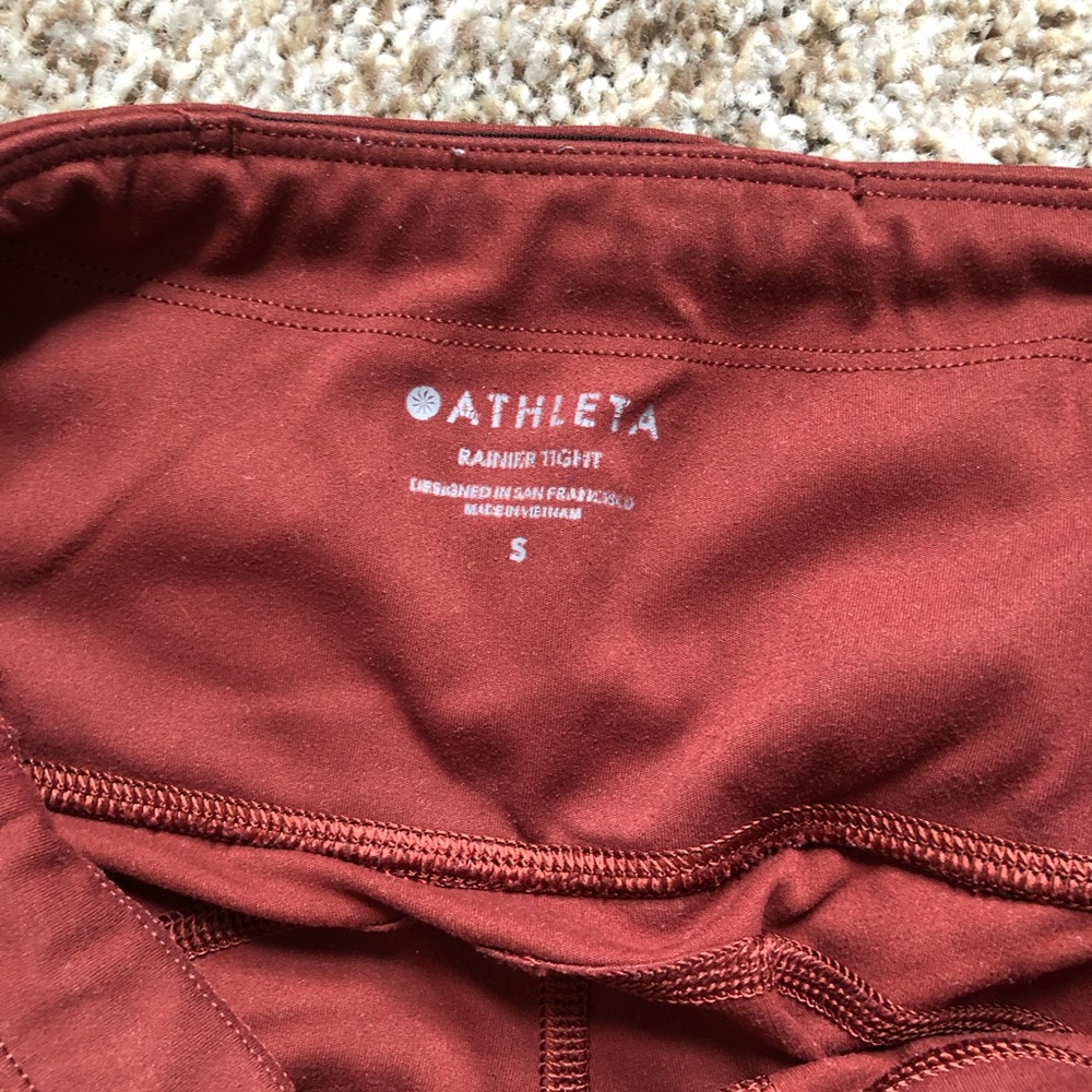 Athleta Rainer Tight in Rust - Picture 8 of 9